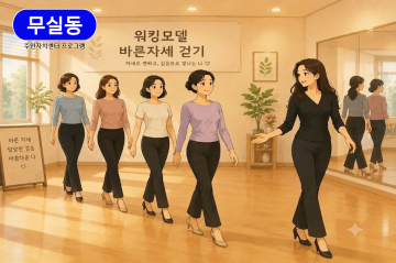 무실동 - 모델워킹(바른자세,걷기)_이미지1